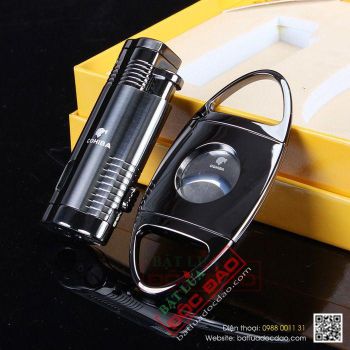 SET BẬT LỬA - CẮT CIGAR COHIBA 3